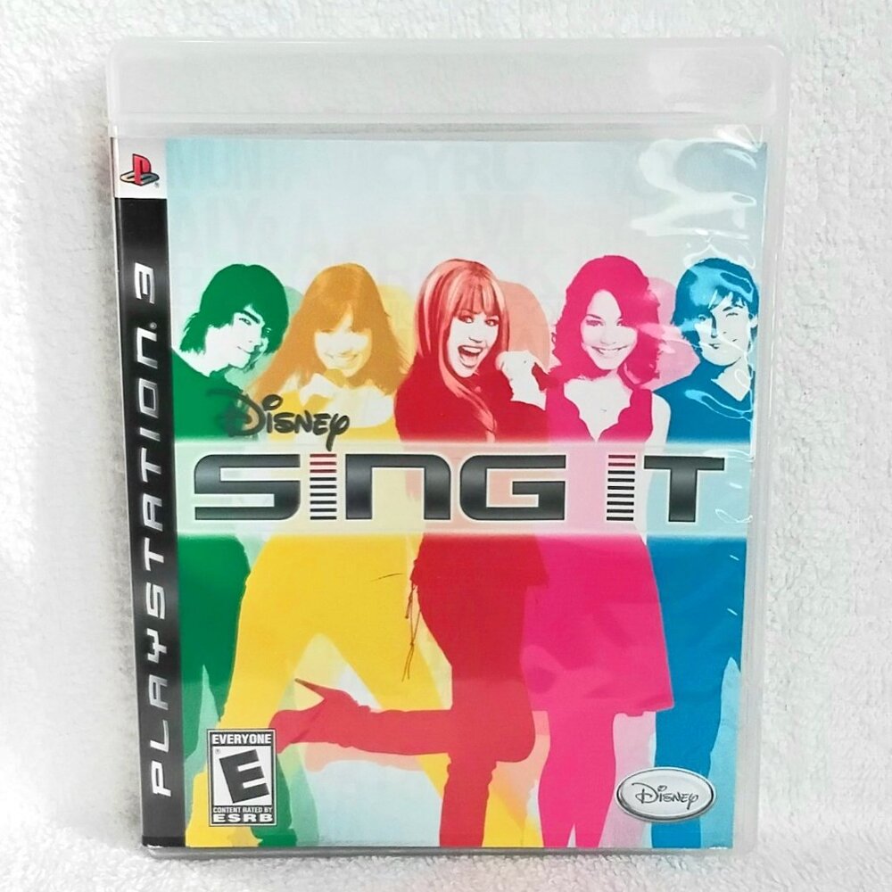 BNWOT 2008 Disney's SING IT Playstation 3 Game Featuring... Never Played!!